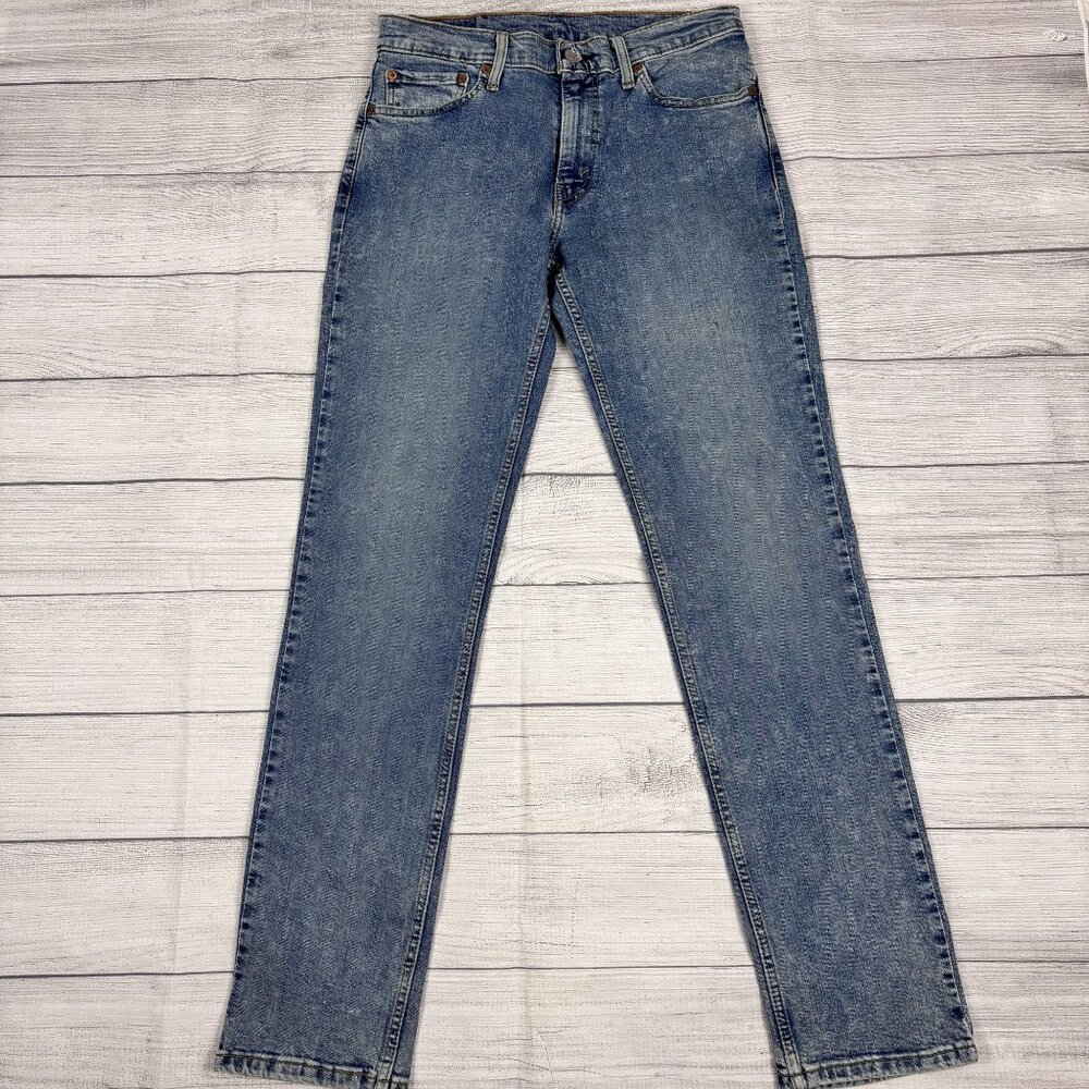Levis Mens 511 Slim Fit Denim Jeans W32 L34 Medium Wash Cotton - Picture 2 of 16